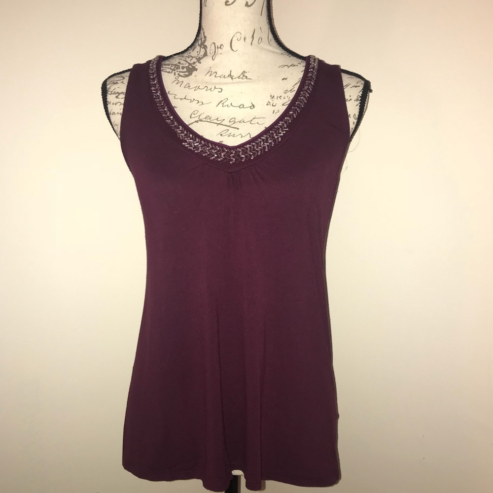 WHBM Beaded Tank
